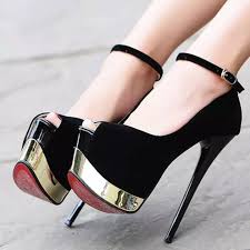 Yeast Womens Peep Toe Platform Shoes Japanese Party High Heels Black