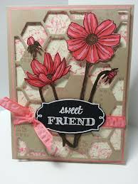 If you are a scrapbooker or are simply brand new to paper crafting, you'll probably find it daunting to start making your own cards at home. Flirty Flamingo And Hexagon Hive Framelits The Retiring And The New From Stampin Up Dianespaperdesi Hexagon Cards Paper Crafts Cards Greeting Cards Handmade