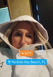 Me + RV + Florida + 36° = When your beach house pretends it's a ski lodge.