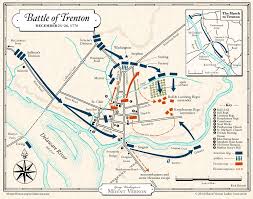 Map Battle Of Trenton George Washingtons Mount Vernon