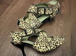 The epitome of uptown elegance. Leopard Print Kitten Heel Shoes For Sale Ebay