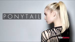 Or do you mean the sleek pulling the hair straight back into a ponytail, gathered at the neck, perhaps in a bun, neat, tidy and professional? How To Create A Professional Ponytail Seanhanna Youtube