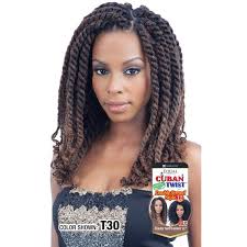 Synthetic hair extensions, 100% kanekalon crochet braids, ombre box braids crochet hair,heat reststant firber box braids. Freetress Equal Cuban Twist Braid 12 Synthetic Hair Double Strand St Beauty Depot O Store