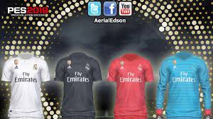 Copy the real madrid kits 15_16.cpk file to the download folder where your pes 2018 game is installed. La Liga Aerialedson