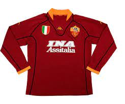 Great selection of as roma shirts and kit featuring home, away, training and player issue editions plus lots of great clearance deals on the giallorossi current and classic ranges. As Roma 2001 02 Home Kit