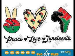 Free Free 195 Svg File Peace Love Juneteenth Svg SVG PNG EPS DXF File