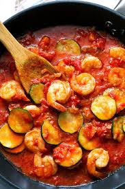 In a small bowl, combine the soup, basil and remaining salt and pepper; Garlic Tomato Zucchini Shrimp Stir Fry Best Shrimp Recipe Eatwell101