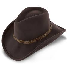 Shetland Walrus Hats Dark Brown Wool Felt Cowboy Hat H7013 Cowboy Hats Felt Cowboy Hats Girls Cowboy Hats