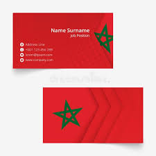 See full list on brandly.com Morocco Flag Business Card Standard Size 90x50 Mm Business Card Template Stock Vector Illustration Of Sign Card 148218461