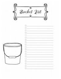 A good bucket list is balanced. Free Bucket List Printable Customize Online Print At Home