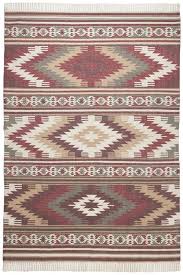 Handgefertigter Teppich Kelim Colors Aus Wolle In Rot In 2020 Teppich Wohnzimmer Teppich Geometrisch Und Teppich Kaufen