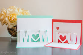 I'm going to fold my bowdabra bow wire in. Cute Diy Mother S Day Cards