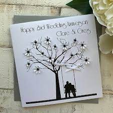 Personalized · printable · large variety · send to email or facebook Handarbeit Personalisierte Hochzeitstag Karte Ehefrau Ehemann Sohn Tochter Mama Ebay
