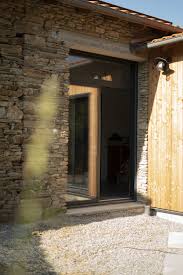 Baie vitrée porte de grange. Renovation D Une Grange Temoignage Client Koov