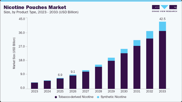 Nicotine Pouches Market Size & Share | Industry Report, 2033