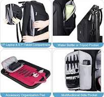 Amazon.com: Endurax Mochila de dron para cámara DSLR y DJI Phantom 3/4,  Mavic Pro, Mavic Air con cubierta impermeable para lluvia y divisores ...