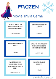 Here's how to answer them. Frozen Trivia Quiz Free Printable The Life Of Spicers