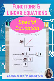 Introductory Functions Linear Equations Unit For Special Ed With Lesson Plans Special Education Math High School Special Education Classroom Math Lesson Plans