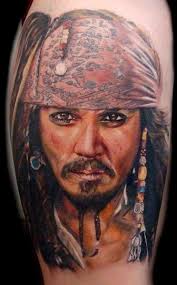 This tattoo was johnny's first tattoo. Schulter Portrat Realistische Johnny Depp Tattoo Von Ron Russo