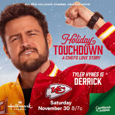 Derrick (Tyler Hynes) is searching for the "Chiefs Fan of the Year," but  can he also find some real Christmas magic? Join him in his search when the  all new original movie "