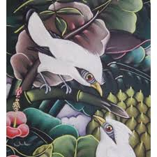 Lukisan Objek Motif Burung Jalak Bali Dimensi 20x50 Cm Cocok Digunakan Untuk Penghias Dinding Atau Sebagai Pajangan Di Kamar Atau Rua Lukisan Burung Hiasan