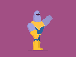 Dance Thanos Dance Avengers Cartoon Marvel Pixel Art
