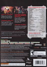 As the player earns stars in this mode, they will advance in rank and gain additional unlockable features such as alternate outfits or guitars and additional . Game Ghost Warrior Guitar Hero Warriors Of Rock Cheats