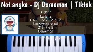 Savesave not angka lagu doraemon for later. Not Pianika Dj Doraemon Tiktok Viral Youtube