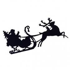 Free Svg File Download Santa And Sleigh Beaoriginal Blog Pochoir Noel Image Noel Pere Noel