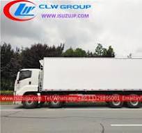 10 wheel ISUZU GIGA 25 ton refrigerated van truck with ...