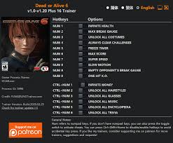 'dead or alive 6' release date trailer. Dead Or Alive 6 Trainer Fling Trainer Pc Game Cheats And Mods