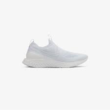 Ebay Advertisement Nike Epic Phantom React Flyknit Women Size 9 5 10 0 White Running New Rare In 2020 Flyknit Women White Sneaker Laceless Sneakers