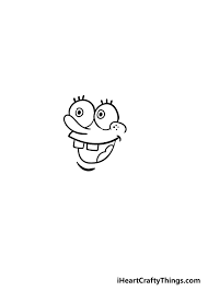 Former us president george w. Spongebob Drawing How To Draw Spongebob Step By Step