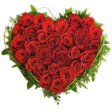 Colori e significati rose san valentino rose rosse: Composizione A Forma Di Cuore Composta Da Rose Rosse Fioristaonline