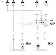 The diagram explains that the power source is coming in. Power Window Circuit Diagram 1991 1996 5 2l Dodge Dakota