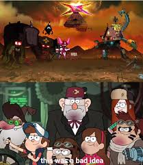 Gravity Falls Mystery Shack Fights Template Meme Generator Template Soupmemes