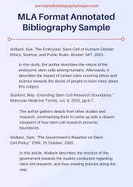 Mla Format Bibliography Sample That Can Give You All The Guidelines You Need To Write A Flawles Annotated Bibliography Writing Essays College Informative Essay
