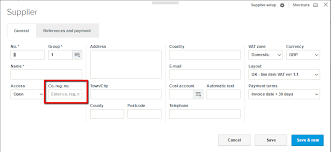 Gst registration and pan card would be mandatory for udyam registration w.e.f 1st april 2021. Customer Supplier Company Registration Numbers Can Now Be Entered Online Accounting System Reviso Blog