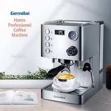 Gemilai Crm3007d Electric Coffee Maker Italy Style Semi Automatic Home Office Fresh Espresso Machine For Professional Fancier Coffee Makers Aliexpress