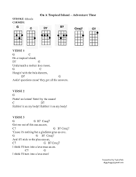 Adventure time ukulele arranged alphabetically. For The Adventure Time Fans And Beginners Uke Ists Myself Included Ukulele