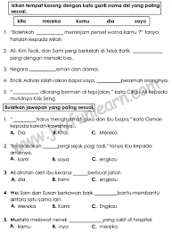 Khamis, 21 januari 2021 bahasa melayu tahun 2 tajuk: Standard 2 Latihan Tatabahasa Bahasa Melayu