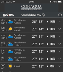 Clima en guadalajara pronóstico del clima en guadalajara para este lunes 19 de agosto de 2019. Conagua Clima On Twitter Estable El Pronostico Semanal Para Guadalajara Jal