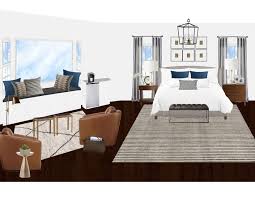 Clean Transitional Master Bedroom Virtual Interior Designer At Work Interior Design Programs Interior Design Courses Online Interior