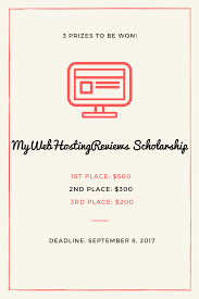 Mywebhostingreviews Is Giving Three College Students 500 300 And 200 Scholarships Collegebound Coll Scholarships College Bound Online University