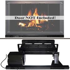 Fireplace heater this product will put out more heat than an ordinary fireplace grate, once a good bed of coals is established, but if you pull it far enough forward into the fireplace opening for efficient heat output, it will emit smoke into the room. Woodeze Wood Grate Heater 20 X17