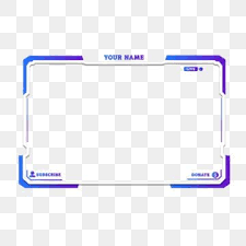 Twitch Live Gaming Stream Overlay Face Camera Border Png And Psd Overlays Twitch Clip Art Borders