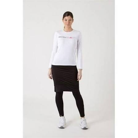 Snoga Athletics M7-BLK-XL Mesh Trim Pencil Skirt with Full Attached Legging & Side Zipper Detail, Black - Extra Large - Walmart.com