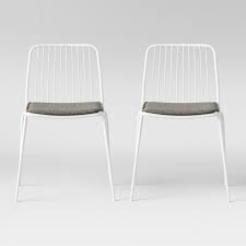 Revamp your home bar with the project 62 bowden upholstered molded bar stool. Project 62ewing Modern Dining Chair With Buttons Light Gray Project 62 Dailymail