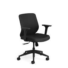 Black Max Task Chair Mid Back Black Frame Office Furniture Poppin Task Chair Office Furniture Chairs Office Chair
