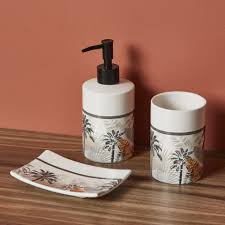 Ambiance Tropicale Centrakor Porte Savon Gobelet Savon